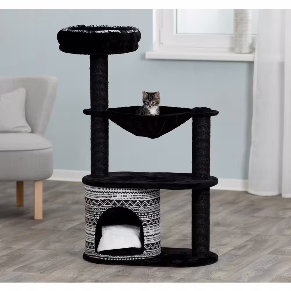 TRIXIE Black/White Giada Scratching Post