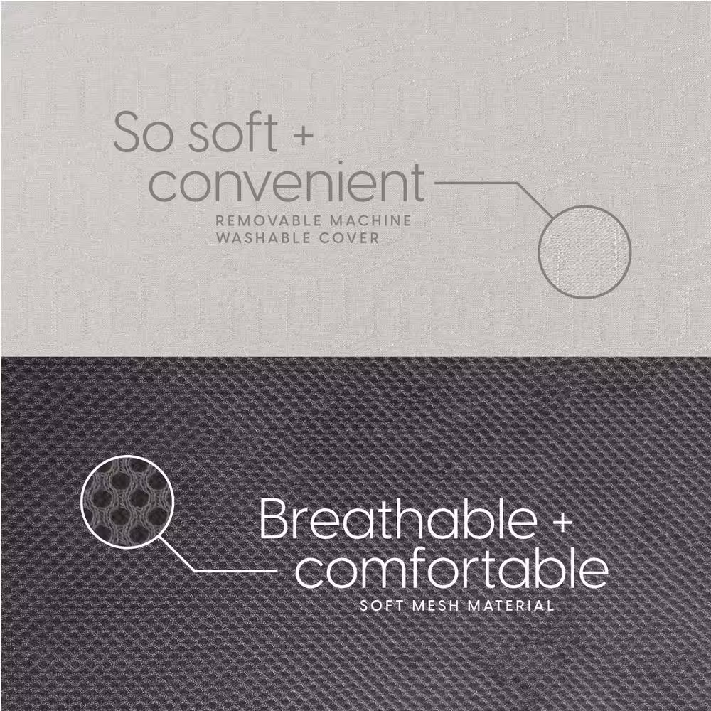 None Tri Fold 4 in. Twin Foam Firm Folding Mattress