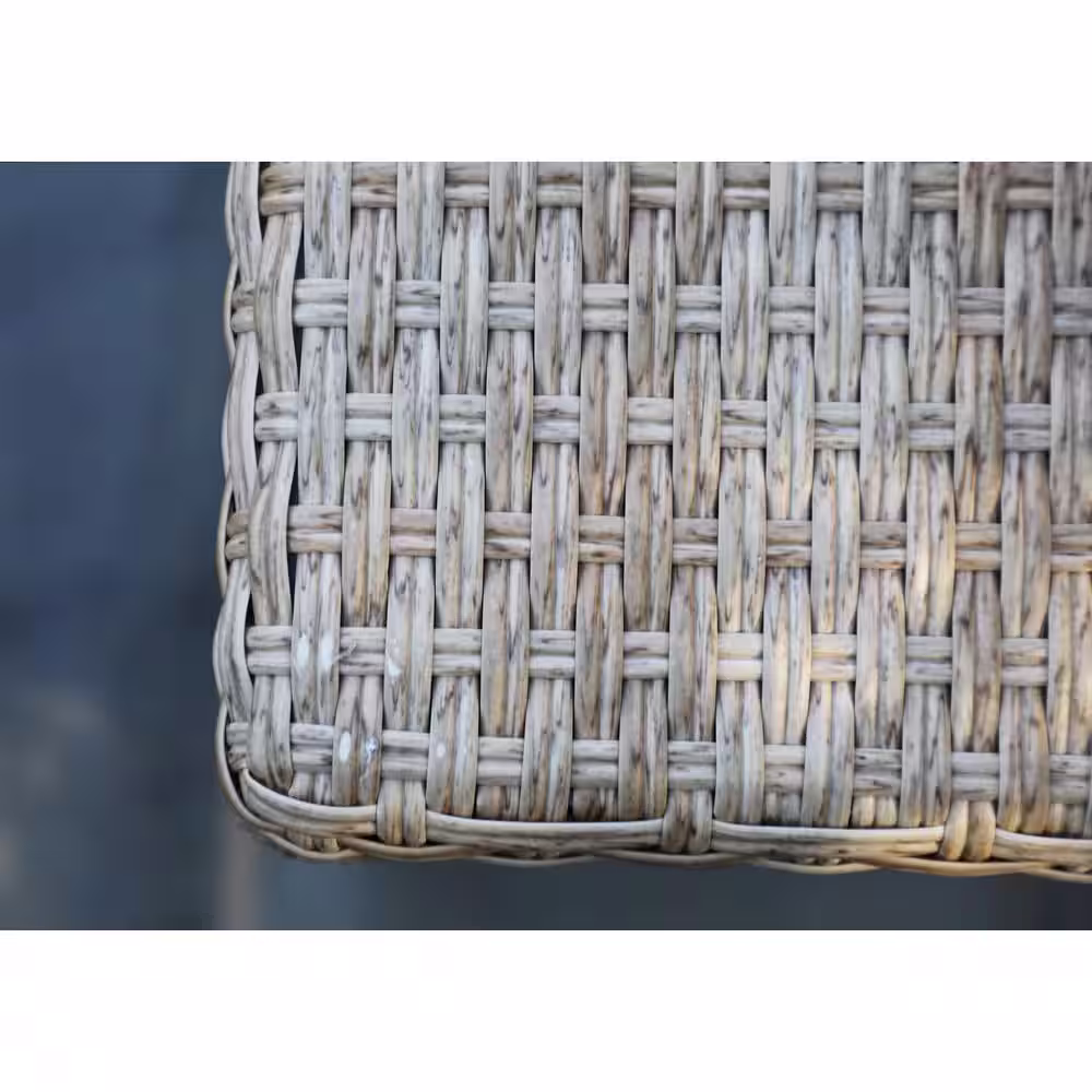 Canopy Prescott 5-Piece Resin Wicker Patio Deep Seating Set with Sunbrella Spectrum Cilantro Cushions