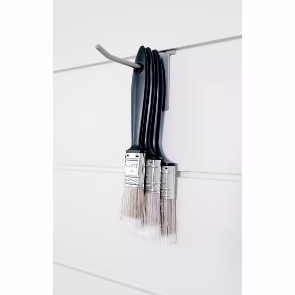 CROWNWALL Slatwall 10 lbs. 4 in. Single Hook (12-Pack)