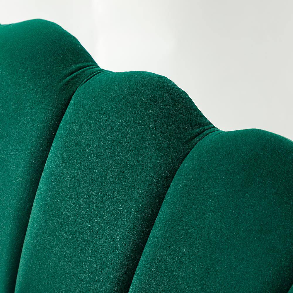 JAYDEN CREATION Yeran 52 in. 3 Piece Green Living Room Set