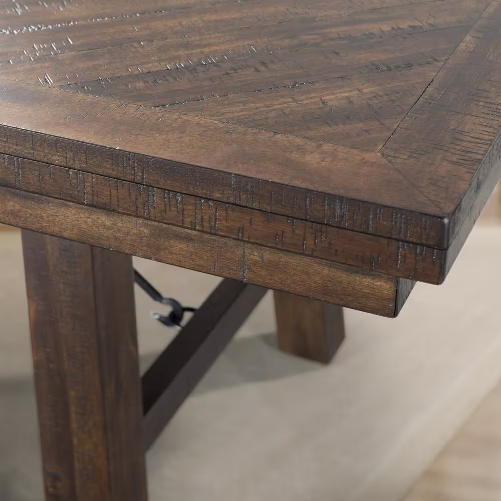None Dex Smokey Walnut Dining Table
