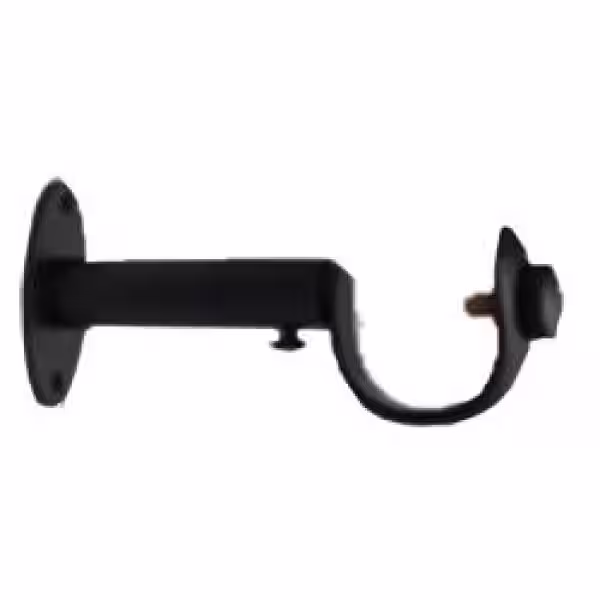 Classic Home Square Architectural 28 - 48 in. Telescoping 1-1/4 in. Single Rod Set