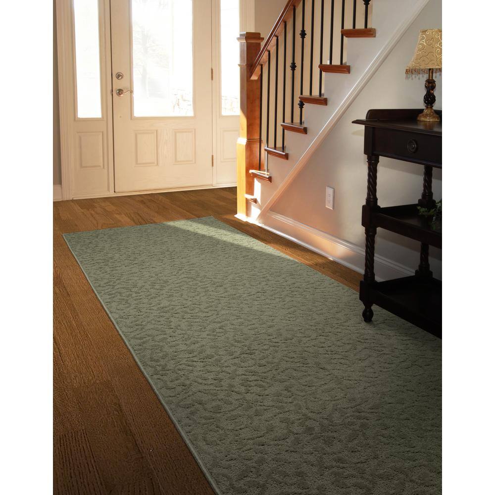 Garland Rug Ivy Sage 3 ft. x 12 ft. Runner Rug