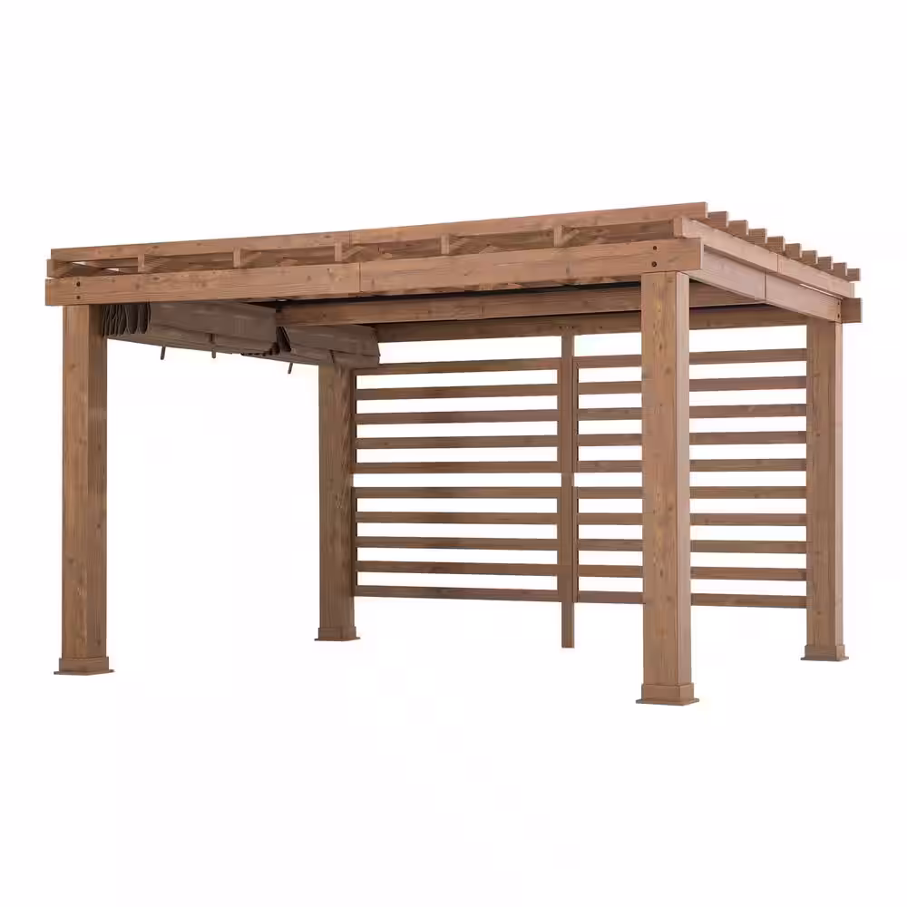 Sunjoy 13 ft. x 11 ft. Steel Pergola