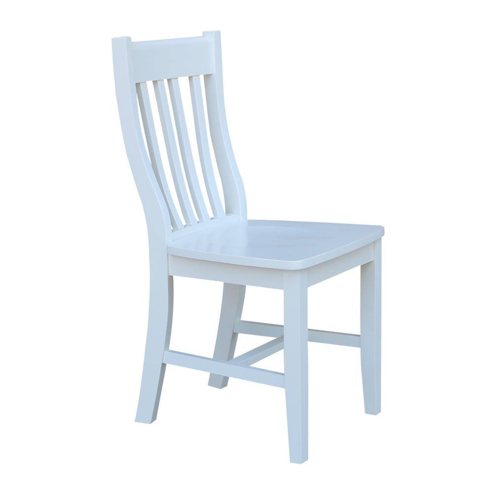 International Concepts Cafe Pure White Dining Chair (Set of 2)