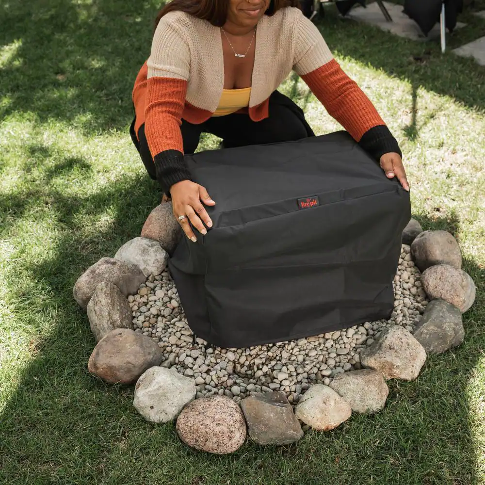 TIKI 21.5 in. Retreat Smokeless Fire Pit Metal Black