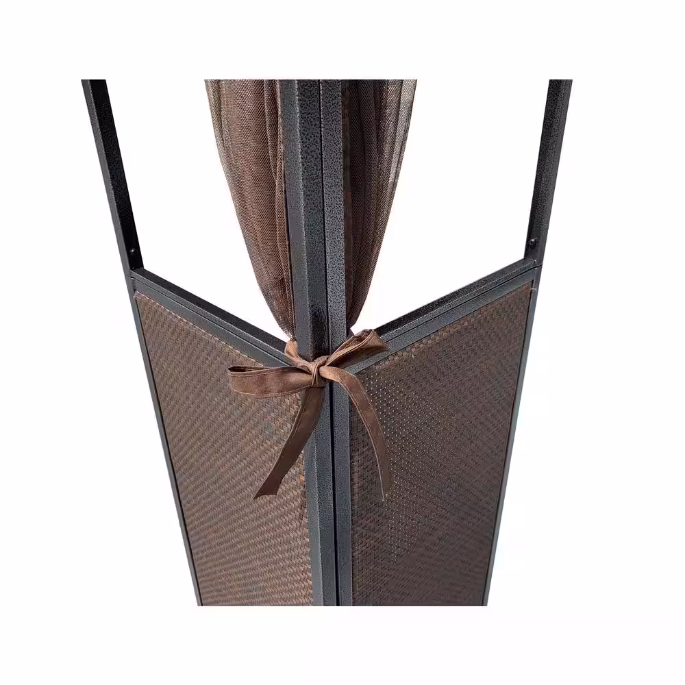 APEX GARDEN 10 ft. x 12 ft. RosaBella Gazebo with Mosquito Net