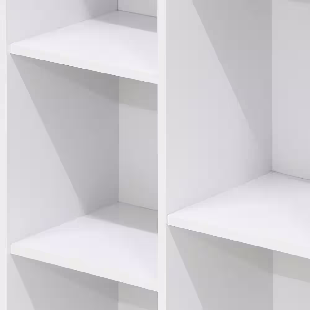 Furinno White 11-Cube Reversible Open Shelf Bookcase