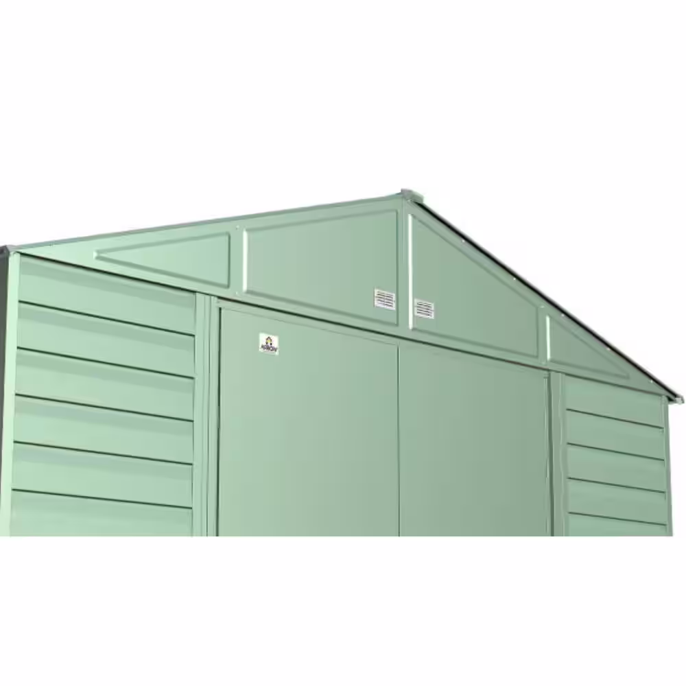 Arrow Select 10 ft. W x 14 ft. D Sage Green Metal Shed (129 sq. ft.)