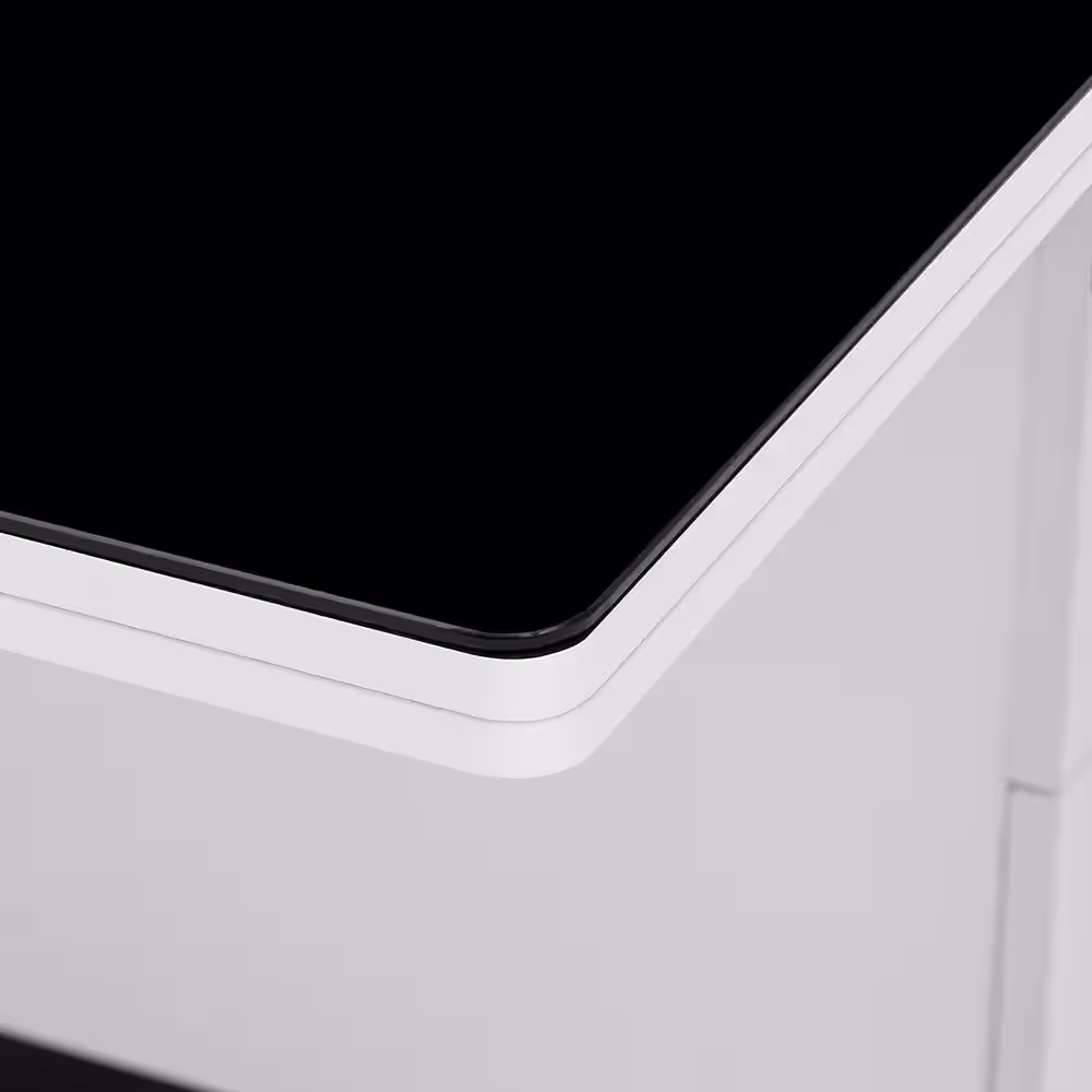 Harper & Bright Designs Modern 47.2 in. Black and White Rectangle Tempered Glass Lift Top Coffee Table with Drawers and Cabinets