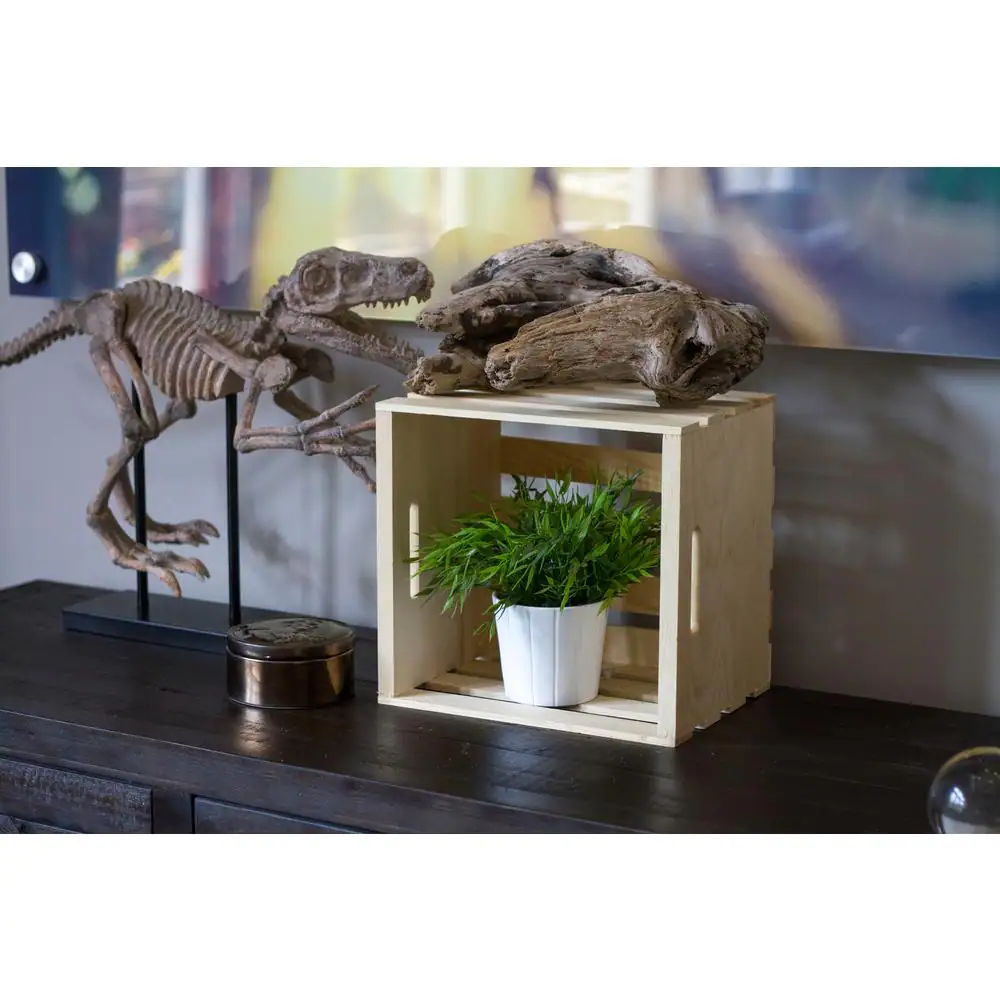 Crates & Pallet 13.5 in. x 12.5 in. x 9.5 in. Medium Wood Crate (4-Pack)