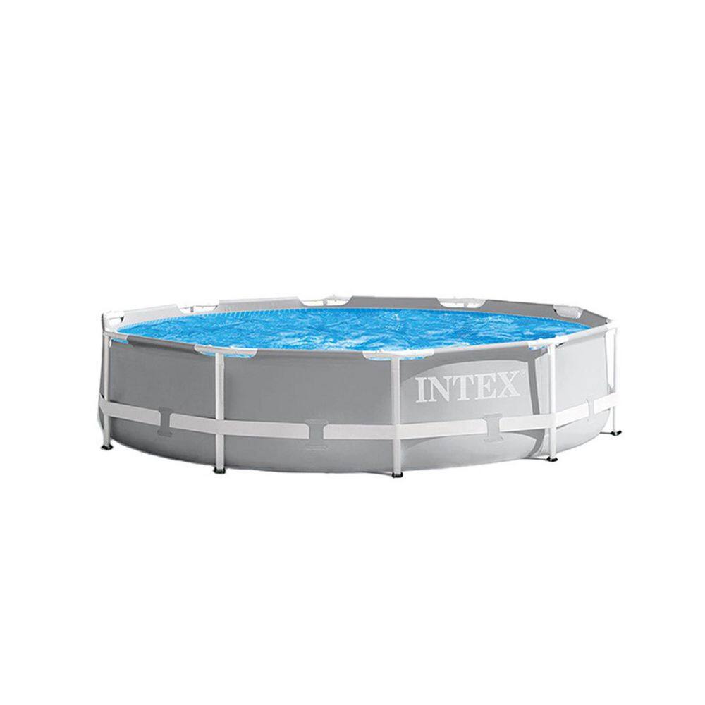 Intex 10 ft. x 30 in. Above Ground Swimming Pool w/330 GPH Filter Pump & Pool Ladder