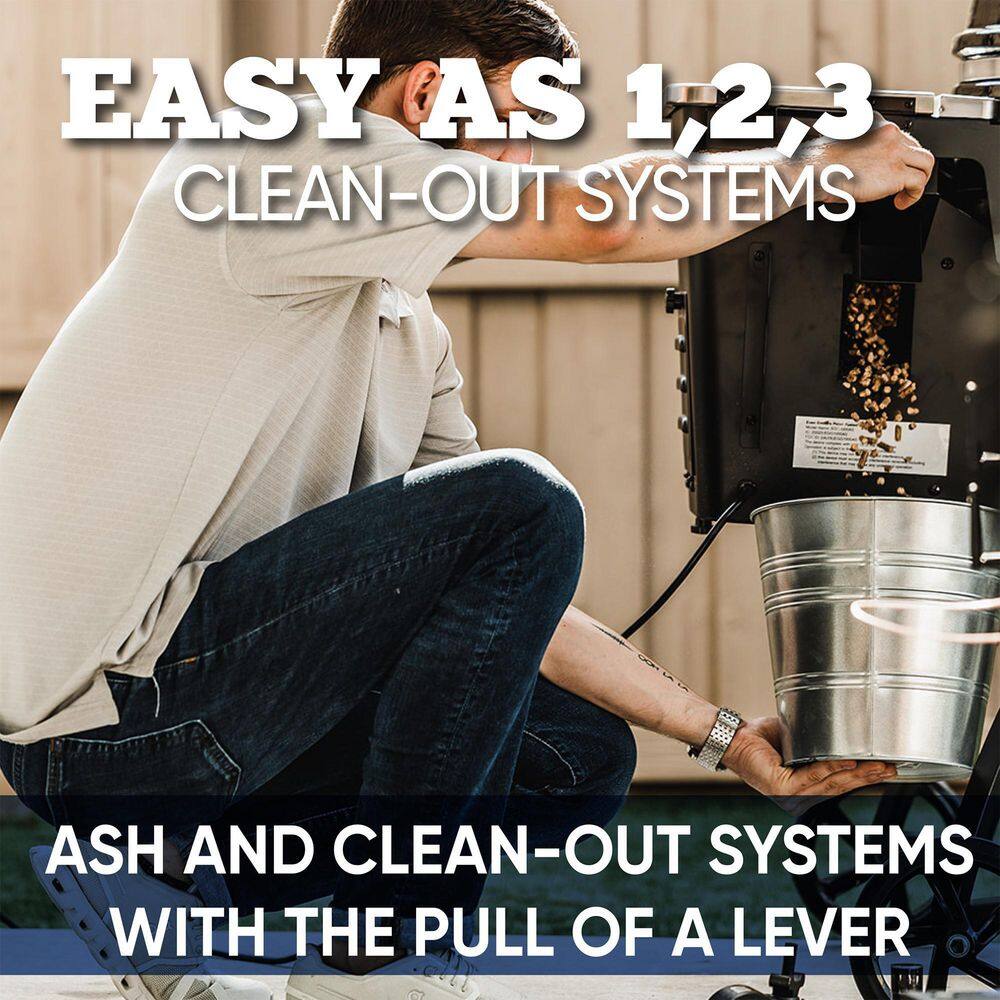 Even Embers Pellet Grill Kamado Smoker Ceramic with Bluetooth in Black