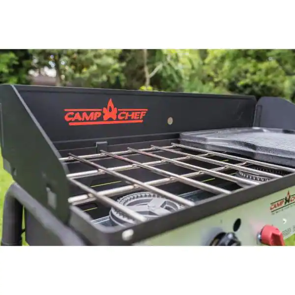Camp Chef Expedition 2X 2-Burner Propane Gas Grill in Silver