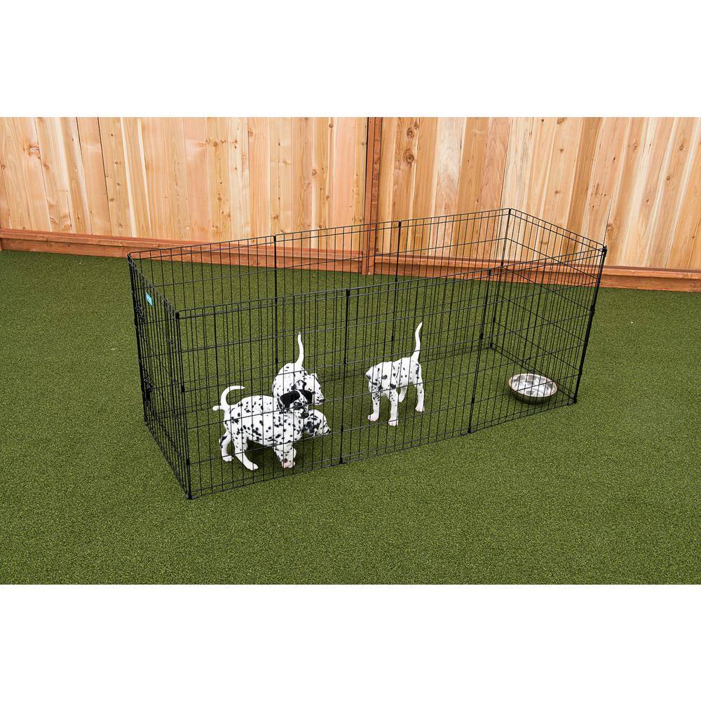 Lucky Dog 24 in. High Heavy Duty Dog Exercise Pen with Stakes