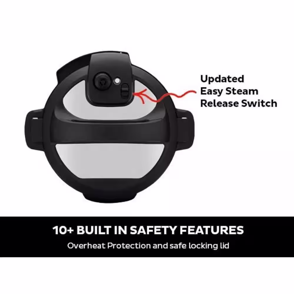 Instant Pot 8 Qt. Silver Duo Crisp Air Fryer with EPC Combo