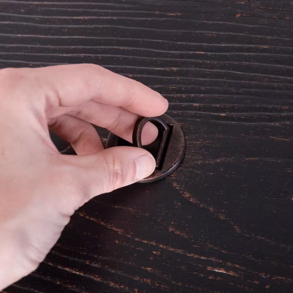 Fire Sense Sawyer 48 in. x 24 in. Rectangle Aluminum Propane Fire Pit Table in Antique Bronze