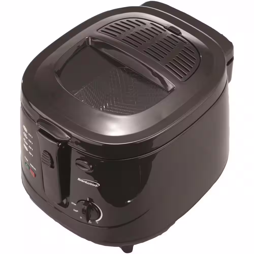 Brentwood Appliances 2.6 qt. Black Electric Deep Fryer