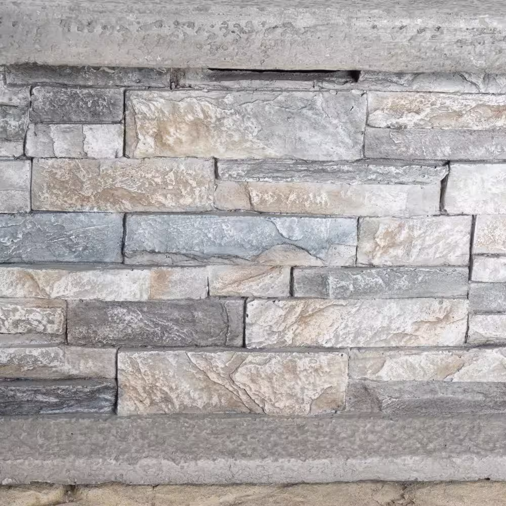 Noble House Crestline 29.00 in. x 17.10 in. Square Natural Stone Fire Pit