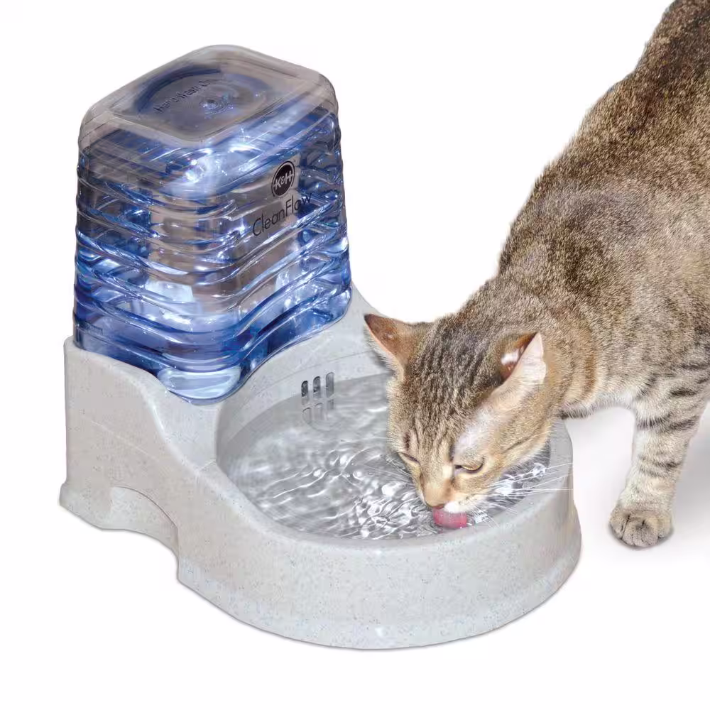 K&H Pet Products Cat Clean Flow with Reservoir 80 oz. Bowl and 90 oz. Reservoir