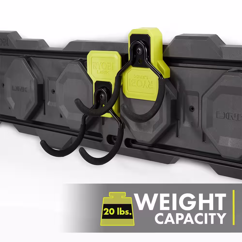 RYOBI LINK Reversible Tool Hook (4-Pack)