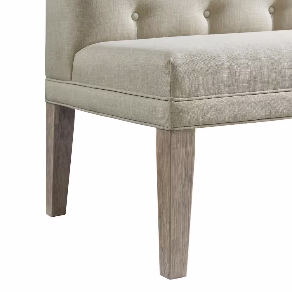 Picket House Furnishings Sumpter Gray 168 in. Bedroom Bench High Back