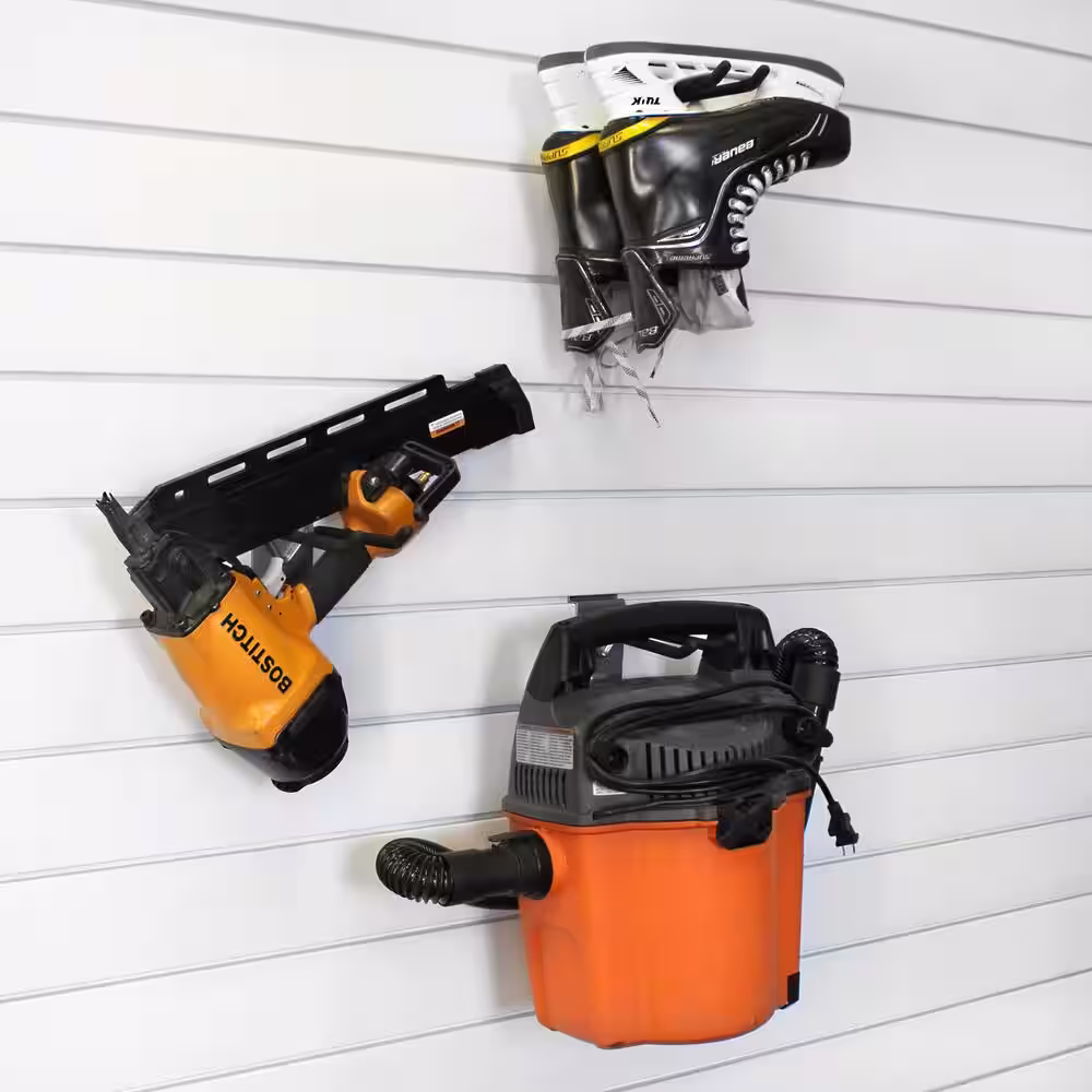 Proslat Slatwall 8 in. 50 lb. Double Hook (3-Pack)