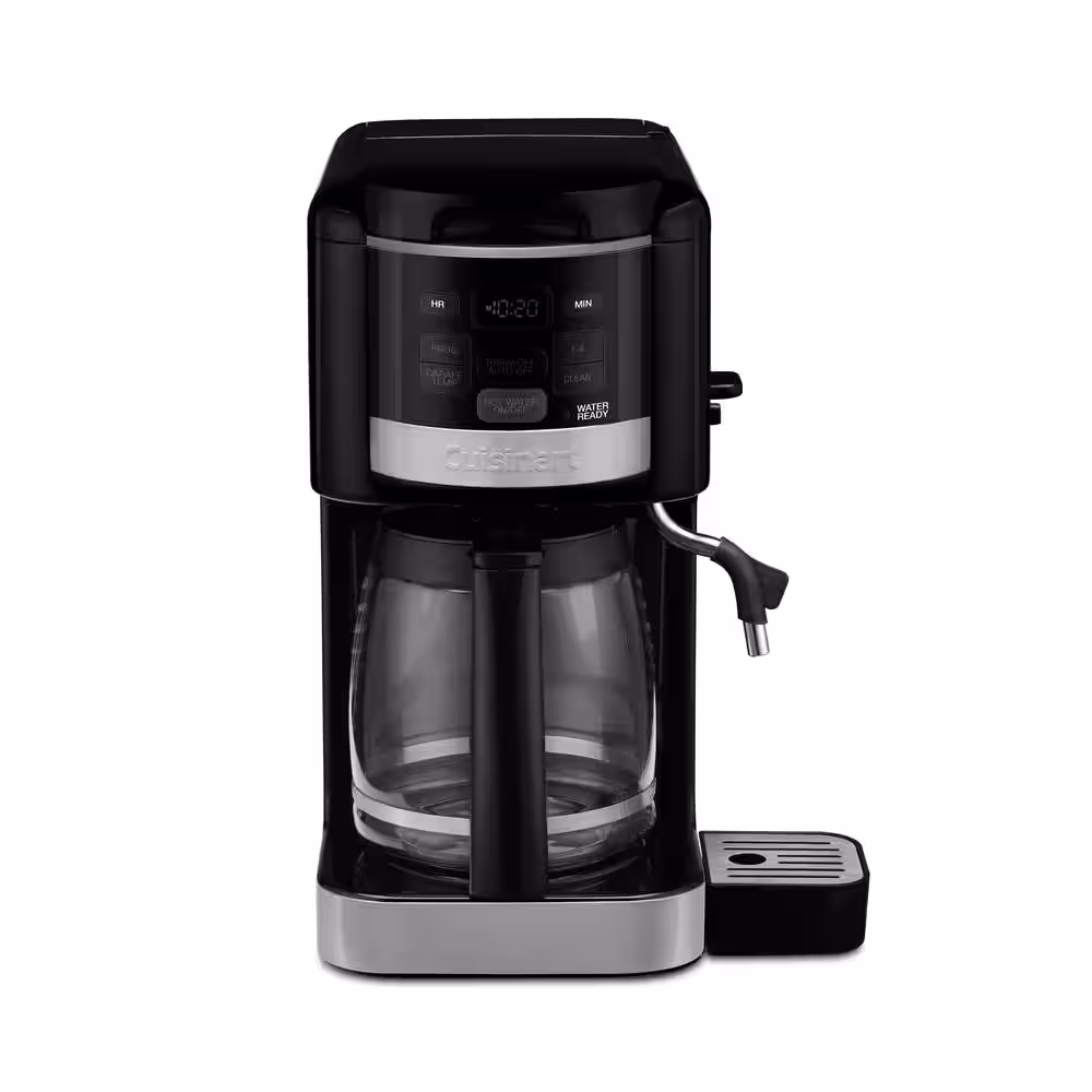 Cuisinart Coffee Plus 12- Cup Black Drip Coffee Maker and Hot Water System