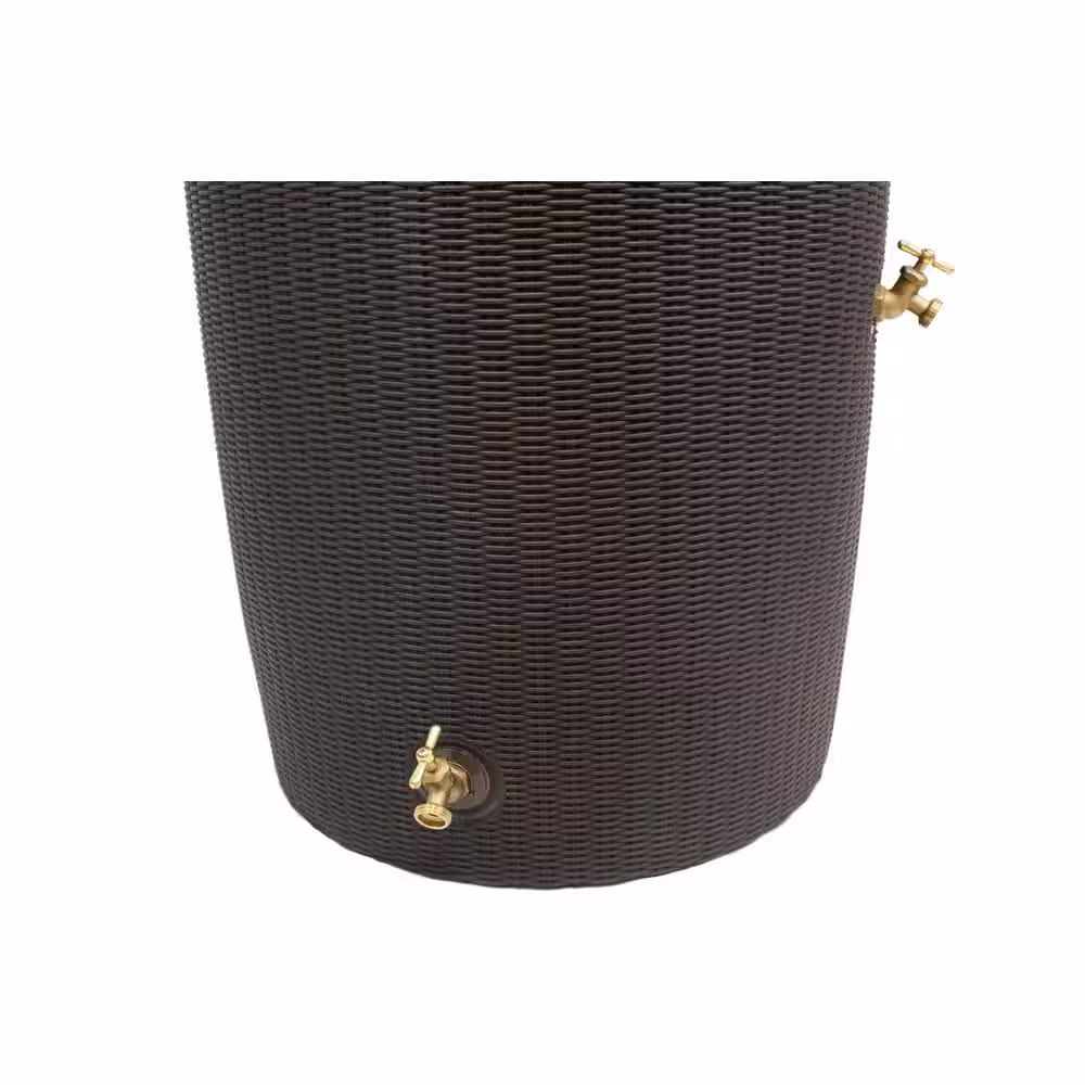 None 50 Gal. Dark Brown Impressions Bali Rain Saver