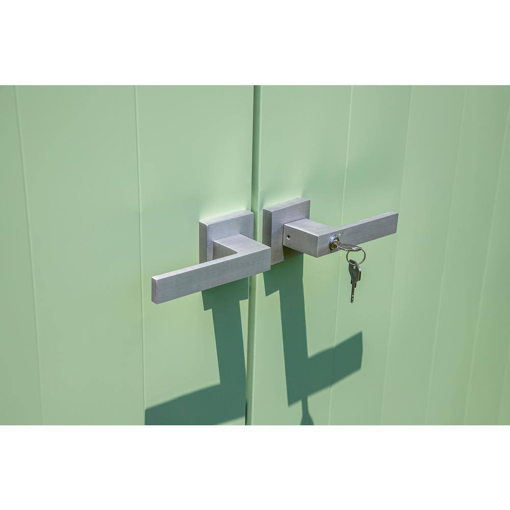 Arrow Select 8 ft. W x 4 ft. D Sage Green Metal Shed (28 sq. ft.)