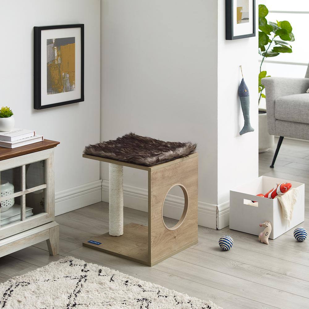 Sam's Pets Sheree 17.32 in. Light Brown Cat Tree