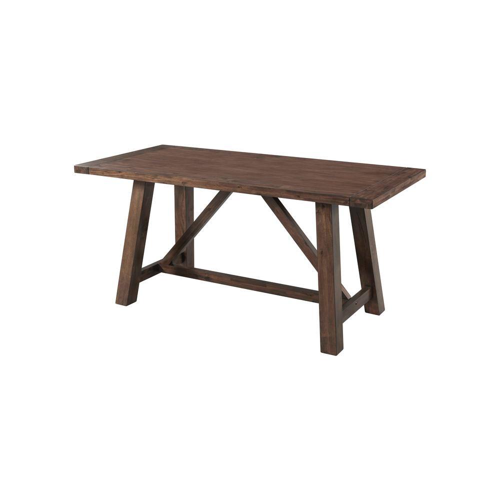 None Regan 6-Piece Dining Table Set with 4 Side Chairs and Bench