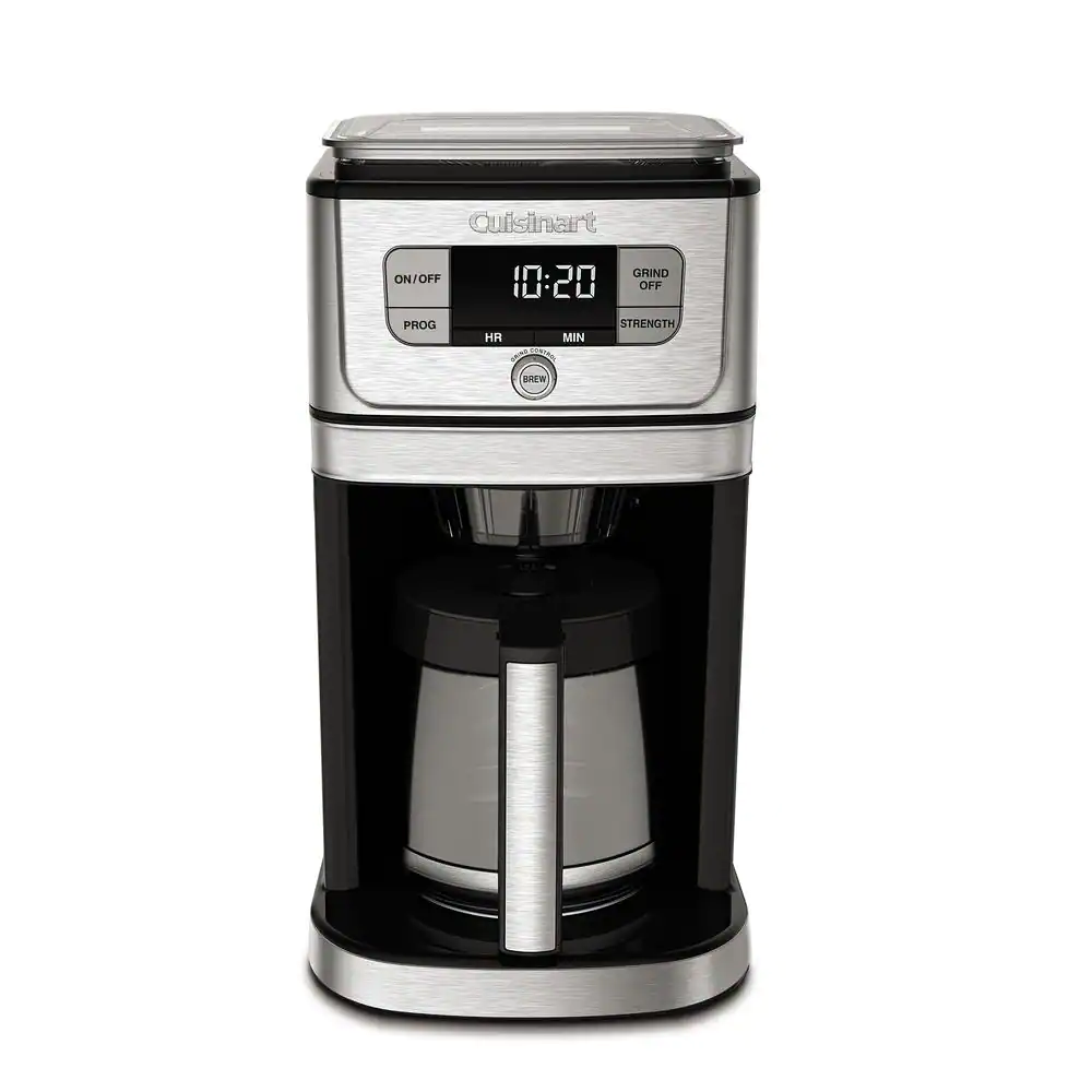 Burr Grind and Brew 12Cup Stainless Steel Drip Coffee Maker