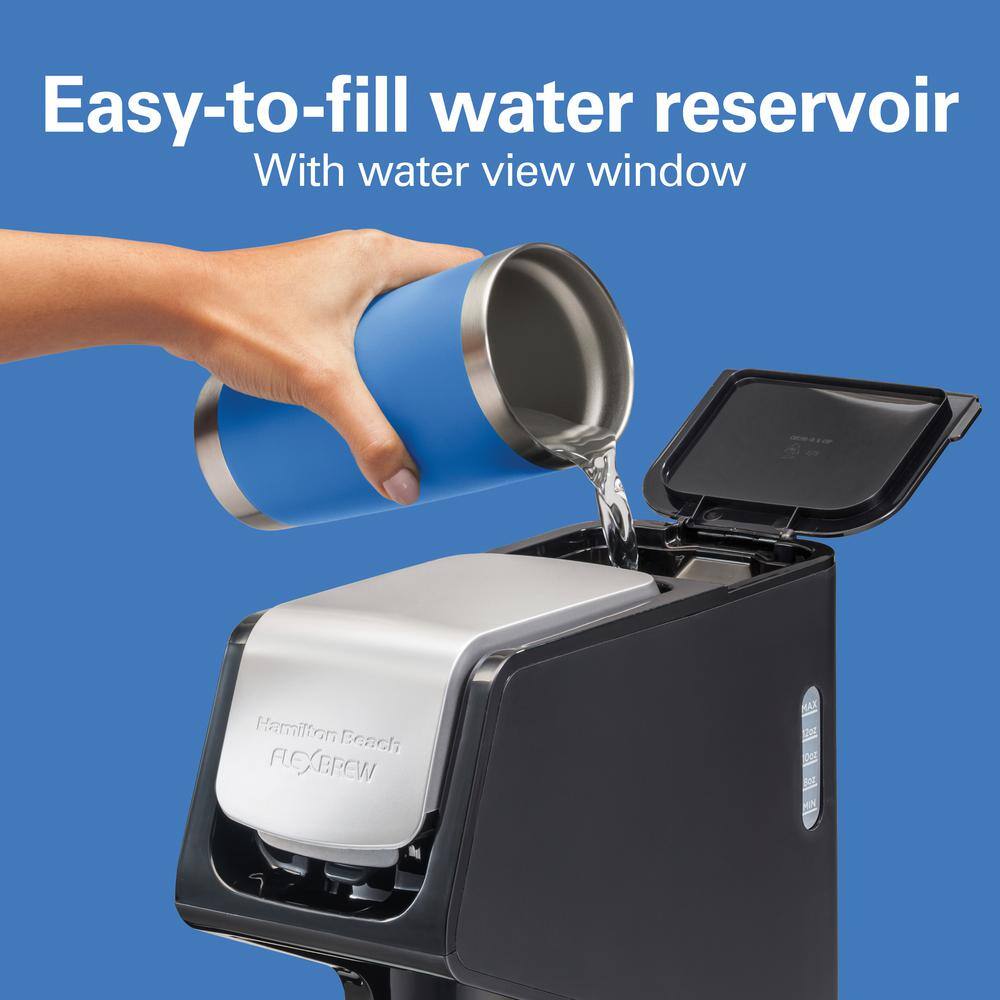 Hamilton Beach FlexBrew Black Single-Serve Coffee Maker