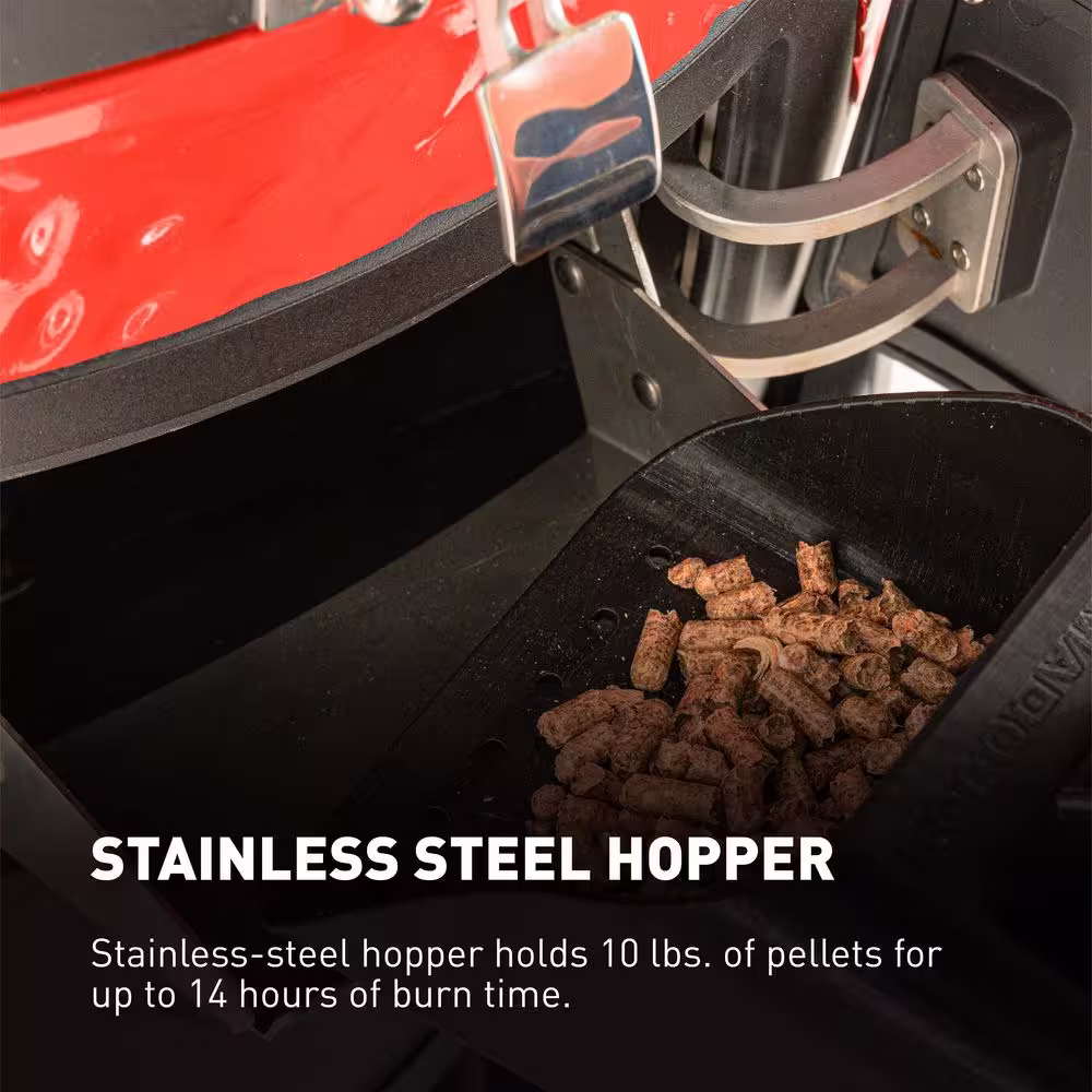 None Pellet Joe 18 in. Pellet Grill and Smoker in Red