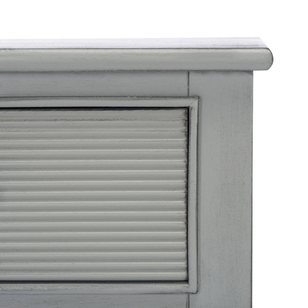 SAFAVIEH Ryder 35.5 in. Rustic Gray 2-Drawer Console Table