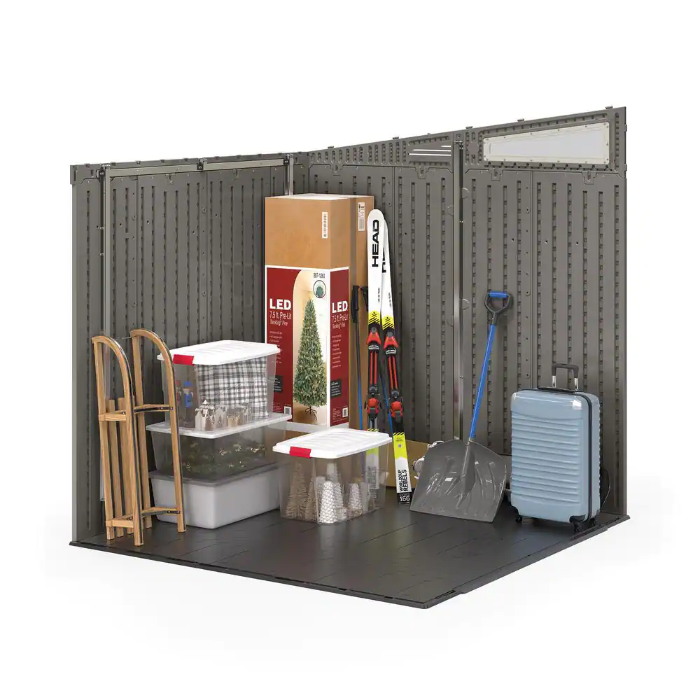 Suncast Modernist 7 ft. W x 7 ft. D Plastic Shed (52 sq. ft.)