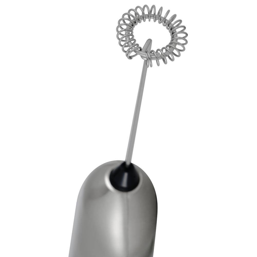 Ozeri Deluxe Stainless Steel Handheld Milk Frother with Stand and 4 Attachments