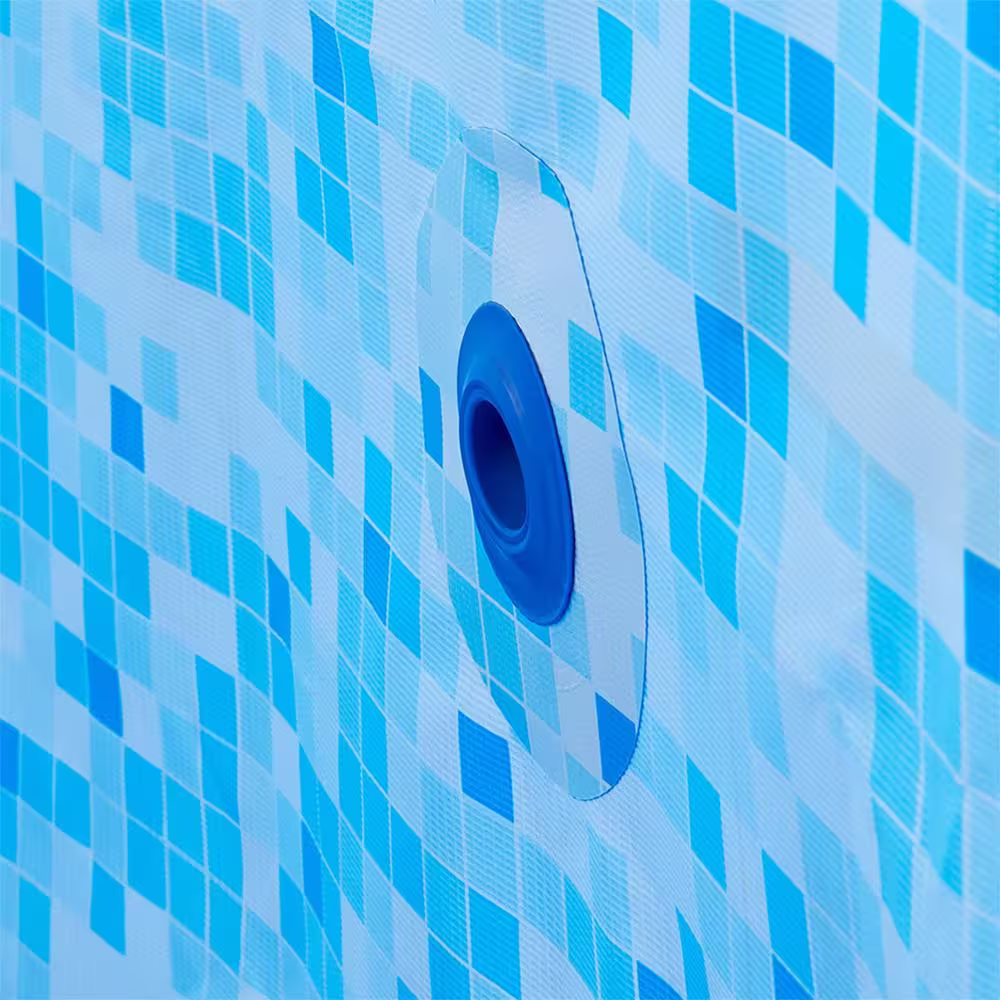 Bestway 15 ft. x 48 in. D Round Soft Side Side Steel Pro Frame Above Ground Swimming Pool