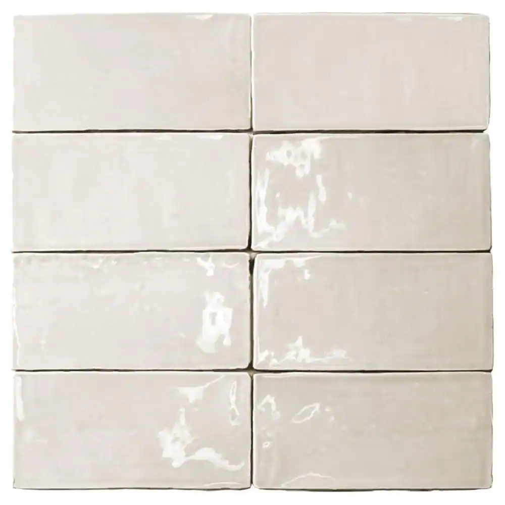 Ivy Hill Tile Catalina Vanilla 3 in. x 6 in. Polished Ceramic Subway Wall Tile (5.38 sq. ft./case)