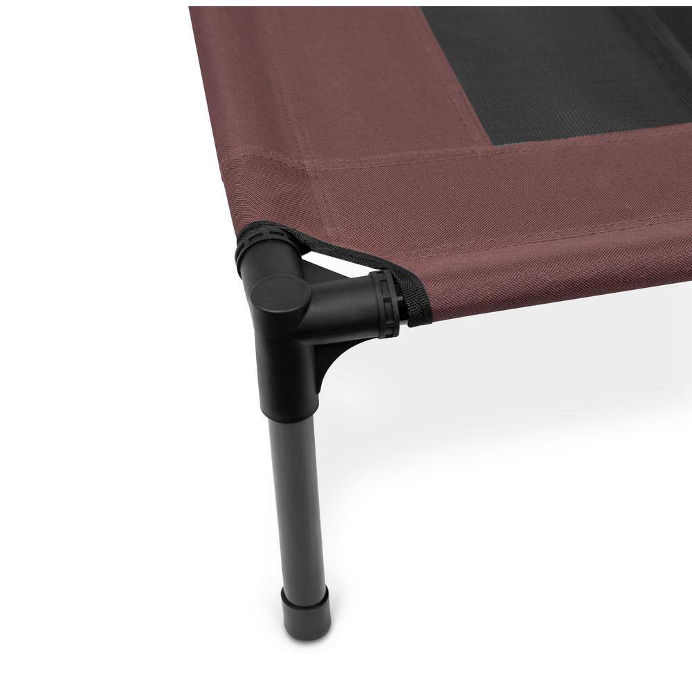 BirdRock Home Large Dark Coffee Dog Cot Bed