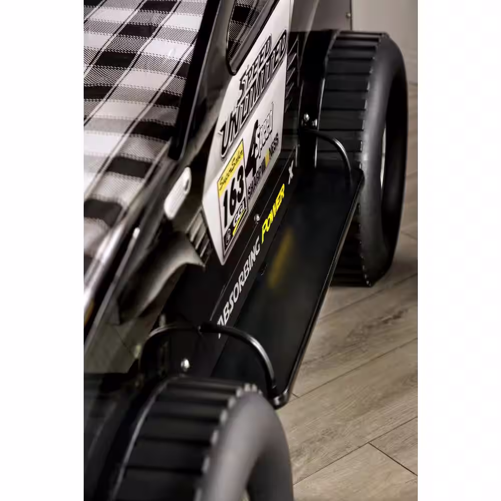 Furniture of America Andres Black Twin Offroad Car Bed