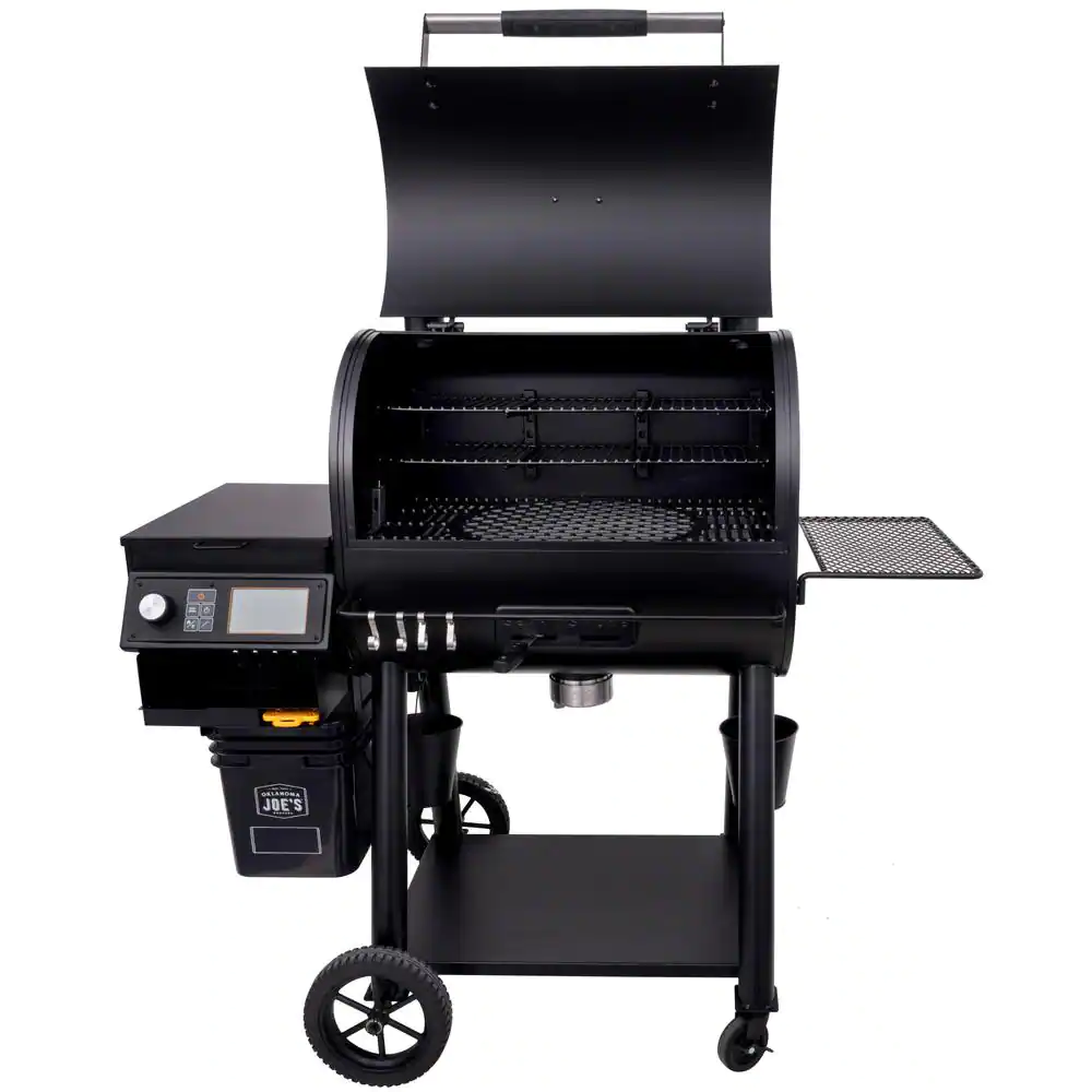 OKLAHOMA JOE'S Rider 1200 DLX Pellet Grill and Smoker in Black with 1,234 sq. in. Cooking Space