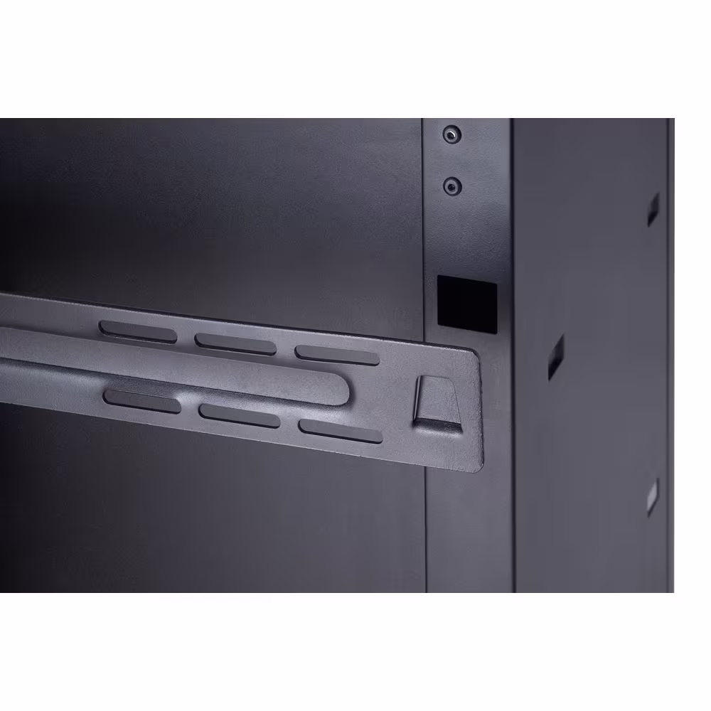 TRINITY 41.3 in. H x 72.2 in. W x 19 in. D Steel Garage Cabinet Set in Black (6-Piece)