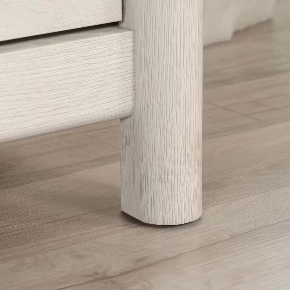 SAUDER Dover Edge 6-Drawer Glacier Oak Dresser 32.795 in. x 50.945 in. x 17.244 in.