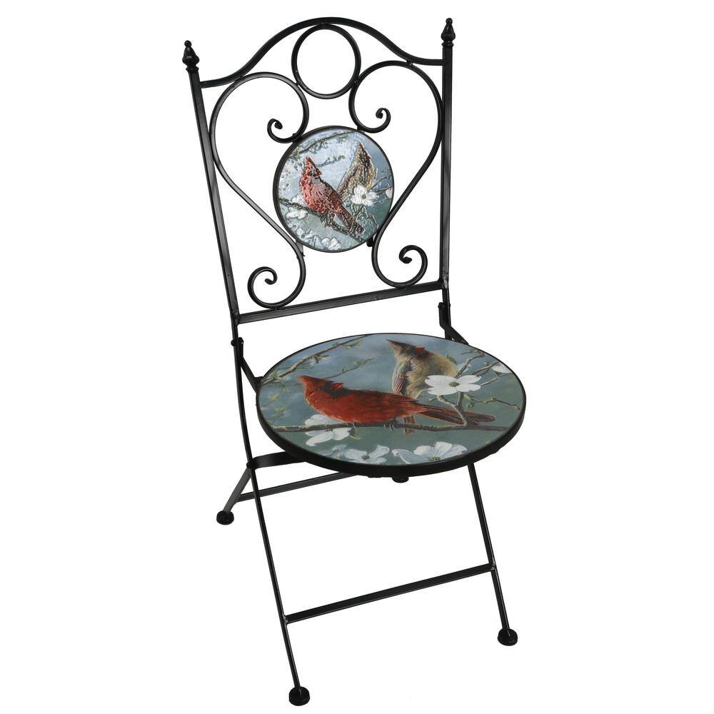 None Round Mosaic 3-Piece Iron Bistro Set St. Louis