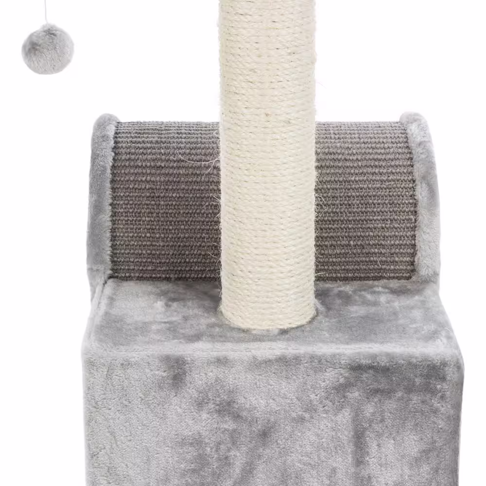 TRIXIE Gray Tolar Cat Condo Tower