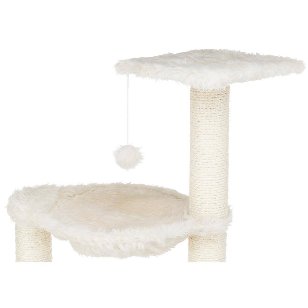TRIXIE Cream Baza Grande Cat Tower, Scratching Posts