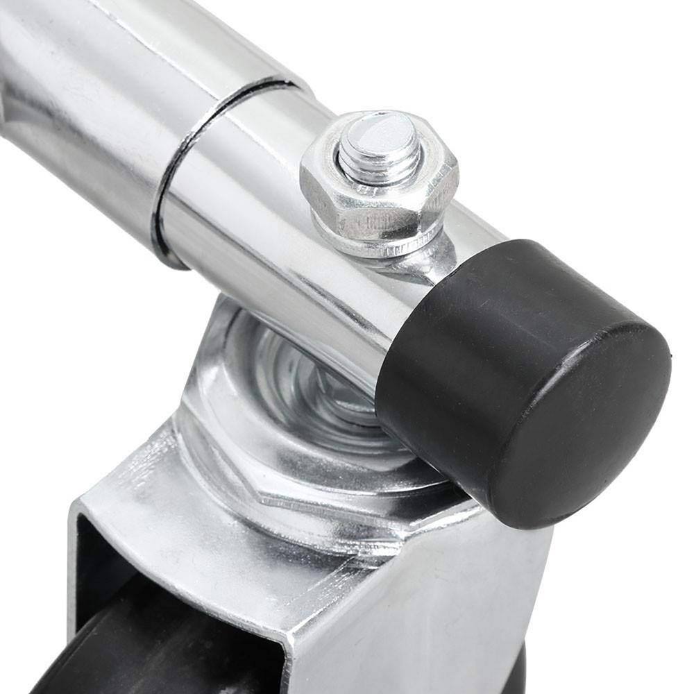 None Silver Iron Adjustable Garment Clothes Rack Single Rod 75 in. W x 70 in. H